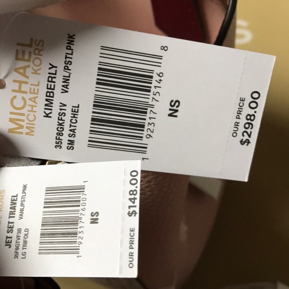 💦🌻mk Satchel set🌻crossbody/vanilla/pastel pink - Picture 6 of 8